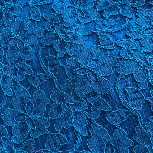 DVF Zarita Blue lace dress - Picture 6 of 6